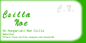 csilla noe business card